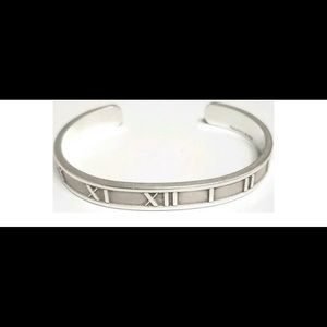 AUTHENTIC TIFFANY & CO. ATLAS BANGLE BRACELET STERLING SILVER